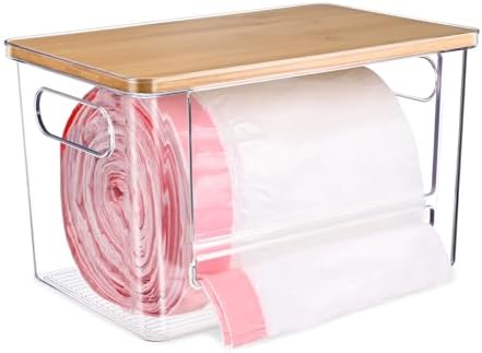 Trash Bag Dispenser Under Sink Organizer for Pantry, Kitchen by Hiitytin