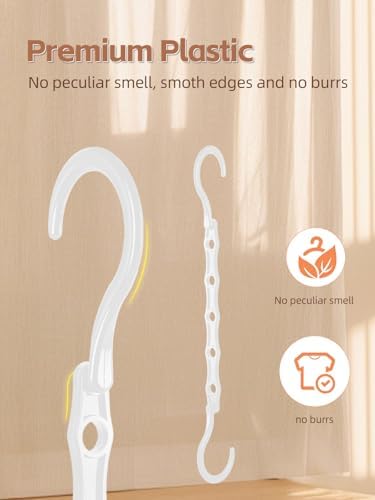 HOUSE DAY Space Saving Hangers 8 Pack, Closet Organizers and Storage - Image 6