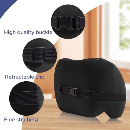 Lumbar Support Pillow for Office Chair, Memory Foam Car Back Cushion - Image 3