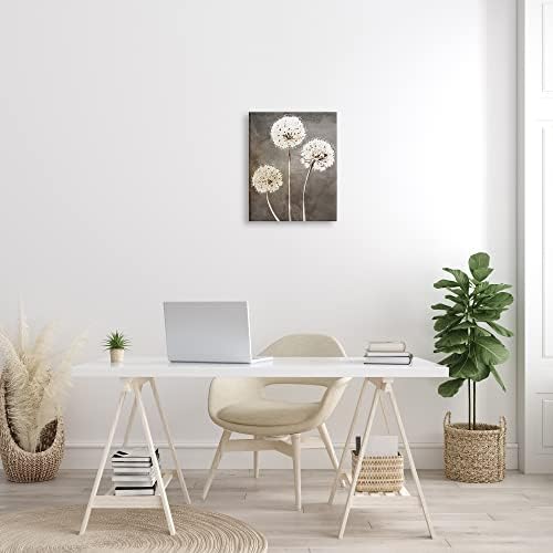 Fluffy Dandelion Wildflower, 16 x 20 Inch Canvas Wall Art - Image 4