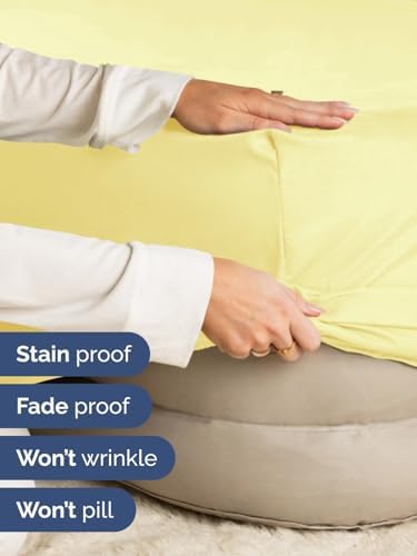 CGK Extra Deep Full Single Fitted Sheet Only - Yellow - Image 4