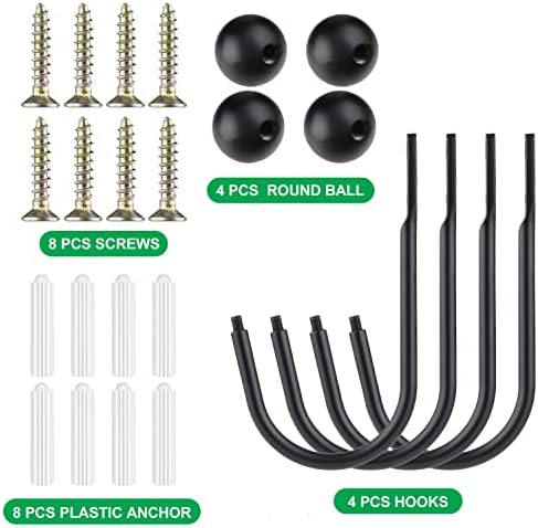 Curtain Holdbacks Tiebacks, 4pcs Curtains Holder Hooks for Home Decor - Image 7