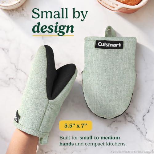 Cuisinart Mini Oven Mitts, 2-Pack, Neoprene Grip, Heat Resistant 350F - Image 3