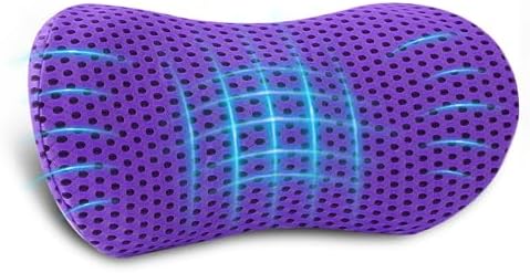 Lumbar Pillow, Memory Foam Lumbar Support Pillow for Office Chair and Car Seat, Ergonomic Streamline Back Pillow for Lower Back Pain Relief, Back Support Pillow for Sitting, Driving, Traveling by FOUSUPDT