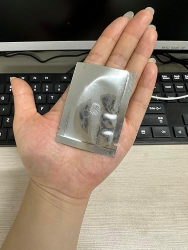 PABCK 500 Pack Silver Foil Pouch Open Top Heat Seal Mylar Bags 2x2.8 inches - Image 2