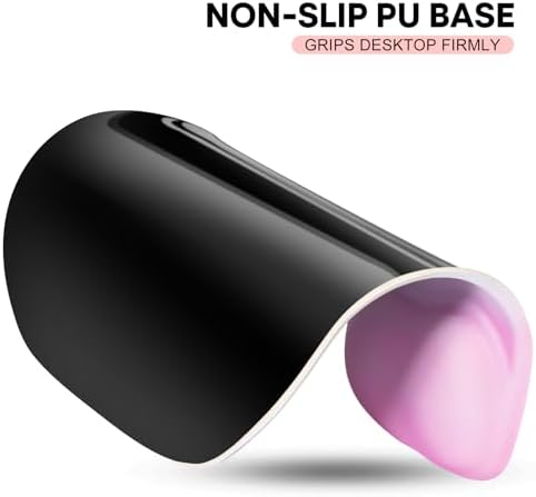 JIKIOU Ergonomic Mouse Pad with Gel Wrist Rest 2Pack,Portable Small Rainbow - Image 5