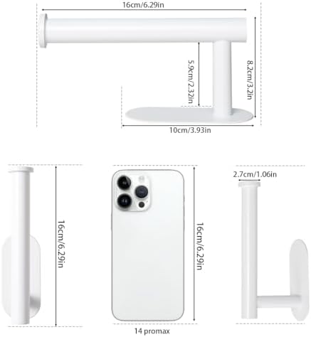 MaxMona Adhesive Curtain Holdbacks, No Drill Tie Backs, 2 Pack, White - Image 7