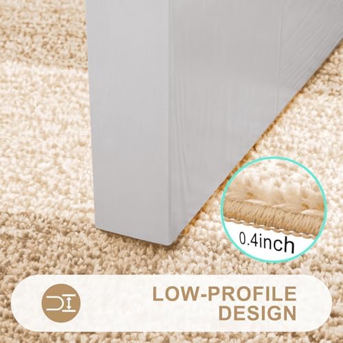 Kitinjoy Indoor Outdoor Door Mat, 45x27 Non-Slip Dirt Trapper Doormats - Image 4