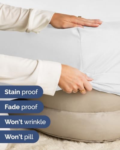CGK Linens 2 Pack Extra Deep Twin XL Fitted Sheets - White - Image 5