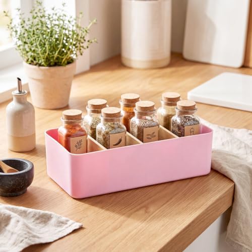 2 Pack Seasoning Packet Organizer Spice Storage Organizer, Pink - Image 6