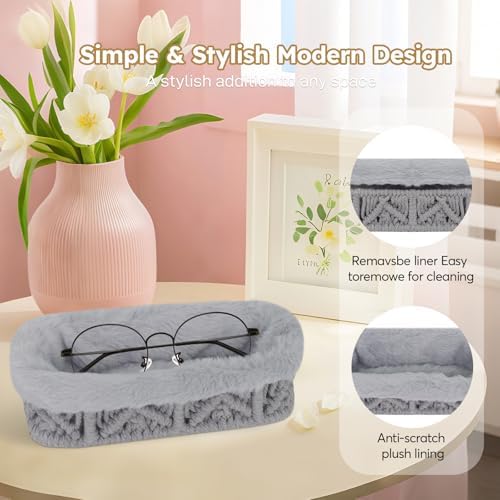 Glasses Holder, Anti-scratch Plush Lined Eyeglass Holder Stand - Image 2
