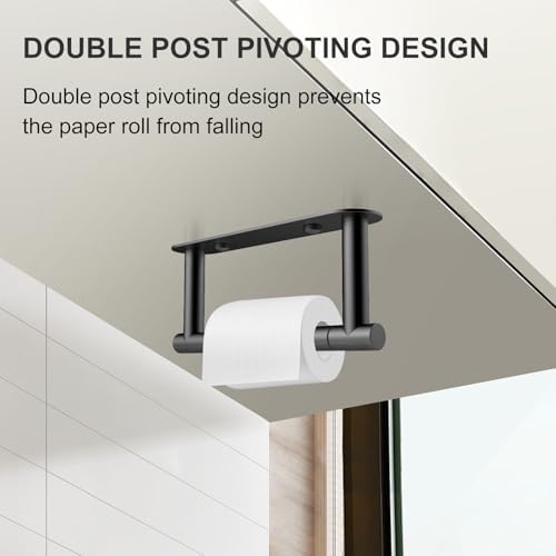 SetSail Toilet Paper Holder, Matte Black - Image 5