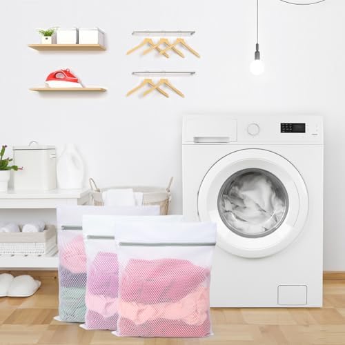 Vivifying Large Mesh Laundry Bags, 3 Pack, 20 x 16 Inch Wash Bags - Image 6