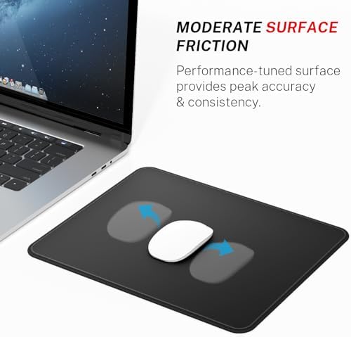 MROCO Essential Gaming Mouse Pad, 50% Expanded Size, 14 x 11 in, Black - Image 2