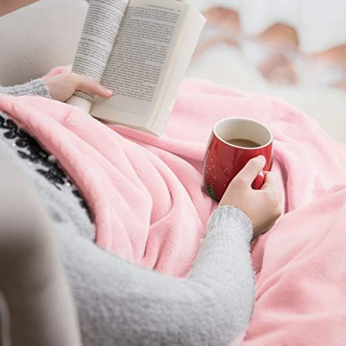 Bedsure GentleSoft Fleece Blankets King Size Pink - Valentines Blanket Soft Lightweight Plush Cozy Fuzzy Luxury Microfiber Throws, 108x90 inches - Image 4