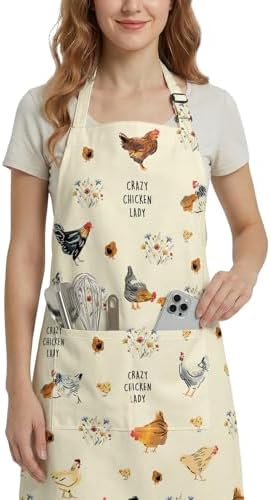 Women Apron, Cute Kitchen Aprons for Women, Girls - Image 2