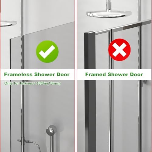 HUFEEOH Over The Door Hooks, 1 Pack Stainless Steel Door Hanger for Towel & Coat, Tool-Free T Shape Bathroom & Dorm Hooks for Hanging (Gold, Fits 3/8" Thick Door - 5 "T“ Hooks) - Image 3