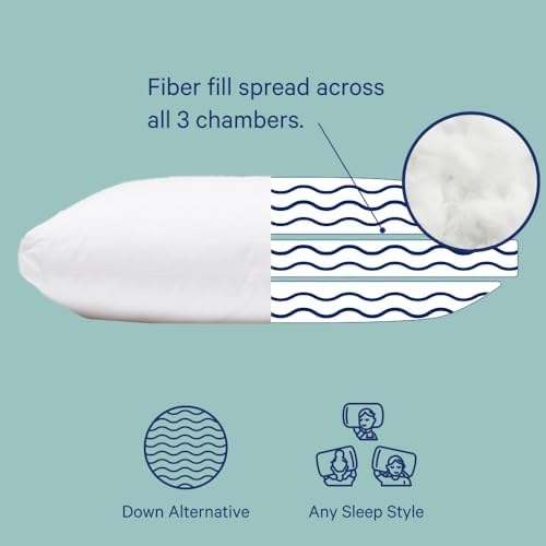 Casper Sleep Essential Pillow – Standard Down-Alternative Bed Pillow - Image 2