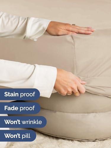 CGK Extra Deep King Single Fitted Sheet Only - Cream - Image 4