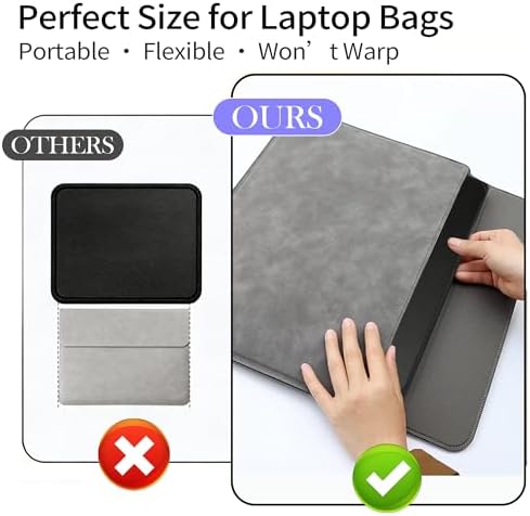 12 Pack Mouse Pads Bulk, Black Mouse Pads for Desk, Office and School - Image 5