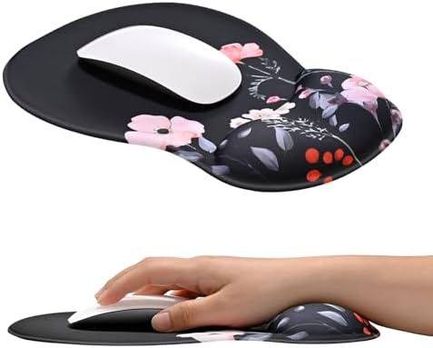 EooCoo Mouse Pad with Gel Wrist Rest, Ergonomic Mousepad Wrist Alignment by EooCoo