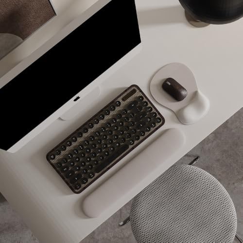 ErgoComfort Gel Wrist Rest Mouse Pad-Ergonomic Office Mousepad with Wrist Support-Non-Slip, Design Desk Accessories Mat for Home&Game Decor (03Silver Surge) - Image 2