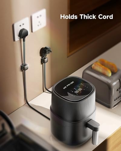 Cord Organizer Holder, 8 Pack Magnetic Desk Cable Clips Management, Hide Phone Charging Cable Keeper, Strong Adhesive Wire Charger Holder for Nightstand, Kitchen Appliances, Office Supplies - Image 4