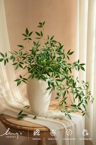 Ling's moment Rosa Banksiae Artificial Vines, Silk Greenery Garlands - Image 4
