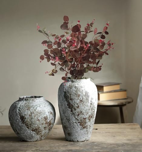 3Pcs Fall Stems Artificial Eucalyptus Leaves Stems 30in - Image 3