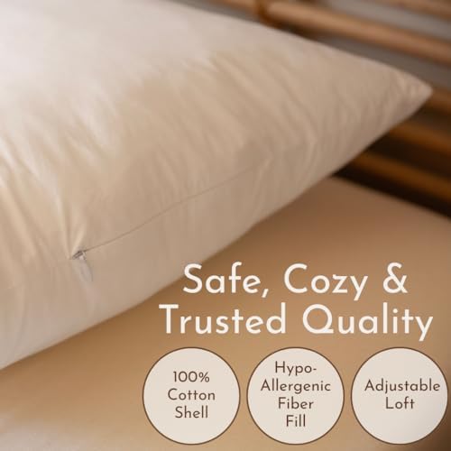 Little Sleepy Head Bed Pillow for Sleeping – Soft & Supportive Hypoallergenic Pillow with Down-Like Fill - Queen Size Pillow 1 Pack, 20x30 - Image 2