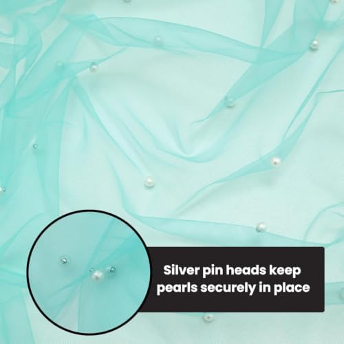 Artoid Mode Pearl Turquoise Gauze Table Runner 10FT Home Decor - Image 7