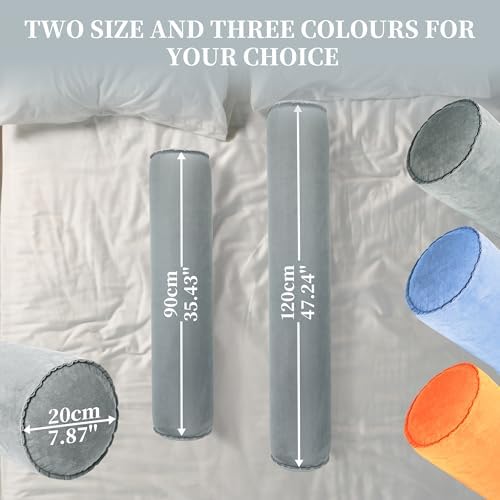 ONTYZZ Inflatable Body Pillow Long Pillow for Bed Oval Bolster Pillow - Image 2