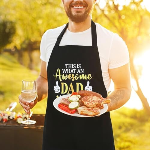 Funny Cooking Aprons for Men, Aprons for Adults with Two Pockets, Adjustable Chef Apron, Funny Gift for Men Women - Image 5