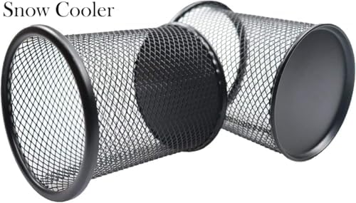 Pen Holder Pencil Holder Mesh Metal Pen Cup Holder Pencil Cup Holder for Desk Office Home Pen Organizer Black, 6 Pack - Image 2