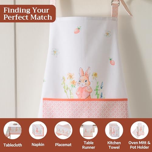 Maison d' Hermine Aprons for women with Pocket 100% Cotton (27.50"x31.50") - Image 4