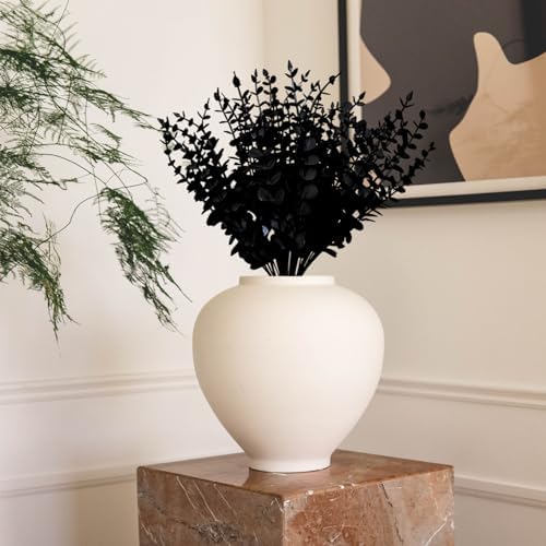 36Pcs Artificial Eucalyptus Stems Black Eucalyptus Leaves for vase Black Artificial Flowers Branches Decor Wedding Bouquet Centerpiece Floral Arrangement Home Decoration - Image 6
