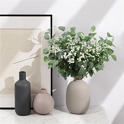 Beferr 5pcs Eucalyptus Stems & 6pcs Babys Breath Artificial Flowers Faux Greenery Bouquets for Wedding Table Centerpiece Home Decor - Image 6