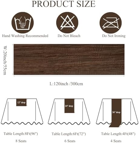 12Pack Brown Cheesecloth Table Runner 20x120 inch Gauze Table Runner - Image 4