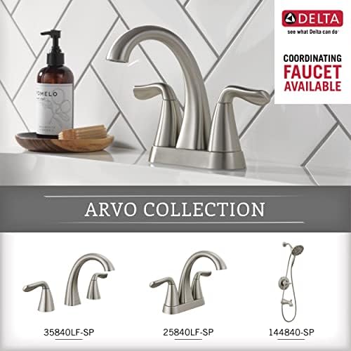 Delta ARV50-DN Arvo Wall Mount Open Square Toilet Paper Holder Bath Hardware Accessory in Brushed Nickel, (Pack of 10) - Image 2