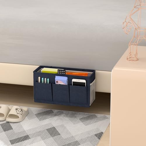 Bedside Caddy Storage Organizer for Bed Rails, Bed Caddy with 6 Pockets - Image 6