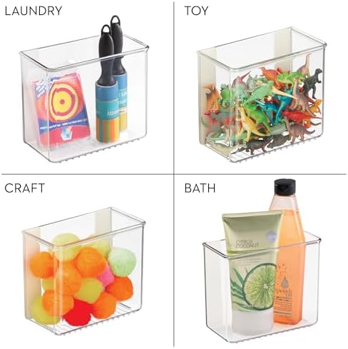 iDesign Adhesive Organizer Bin - Clear - Image 5