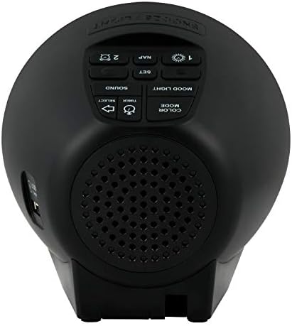 La Crosse Technology C83117 Color Mood Light Desk Clock with 5 Soothing Nature Sounds and USB Port - Image 4
