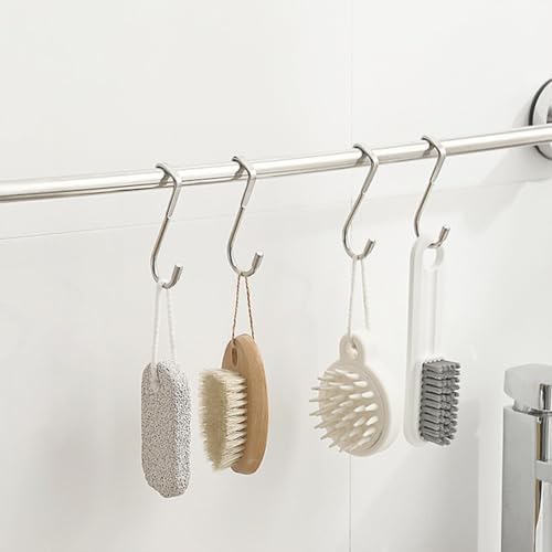 Over The Cabinet Hooks - Heavy Duty Carbon Steel Cabinet Drawer Hanger, No Drill Removable Hooks for Kitchen Or Bathroom, Over Door Towel Rack and Holder (4) - Image 4