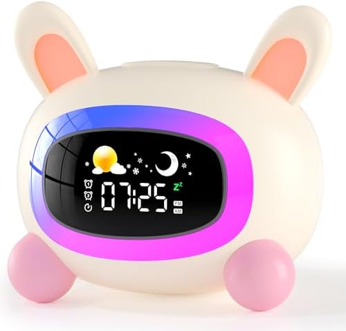 ANALOI Alarm Clock for Kids, Ok to Wake Sleep Training Clock Night Light by ANALOI