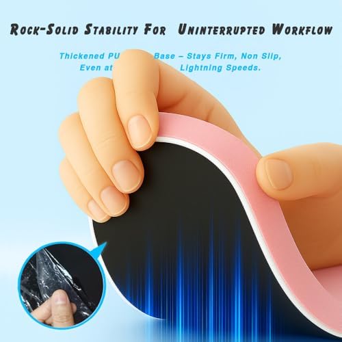 ErgoComfort Gel Wrist Rest Mouse Pad-Ergonomic Office Mousepad with Wrist Support-Non-Slip, Design Desk Accessories Mat for Home&Game Decor (09Minty Set) - Image 5