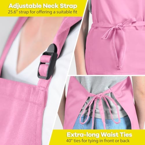 ROTANET Extra Large Apron for Men Cooking Adjustable, 2 Pockets, Waterproof - Image 5