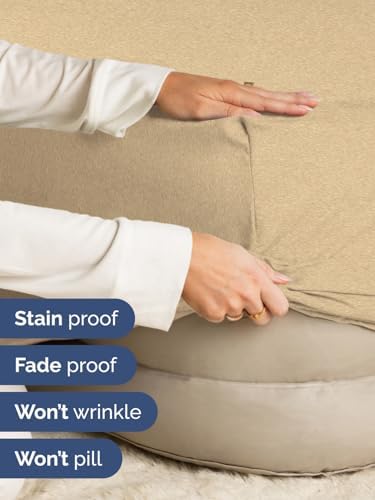 CGK Extra Deep Twin XL Single Fitted Sheet Only - Heathered Tan - Image 4