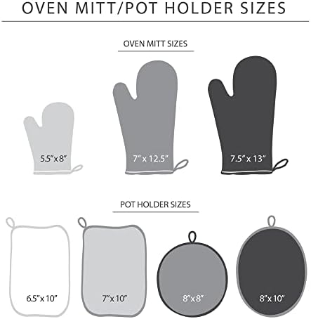 KitchenAid Beacon Two-Tone Non-Slip Mini Oven Mitt Set, Majestic Yellow, 5.5"x8", 2 Piece - Image 6