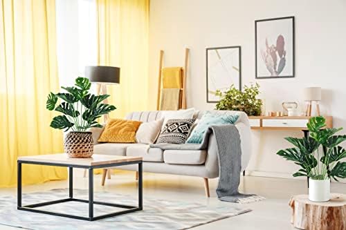 RECUTMS Artificial Large Palm Leaves Tree Plants 29in UV Resistant Greenery - Image 6