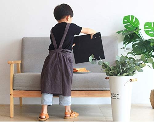 Children Cotton Apron Japanese Style Bib Home Clothes Painting Soft Comfort Pinafore Apron for Girls Boys - Image 3